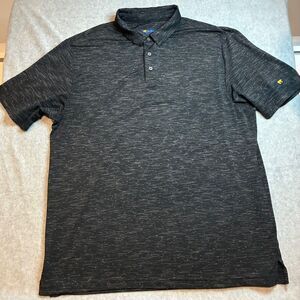 Jack Nicklaus Men's Abstract Polo Black & Blue XL